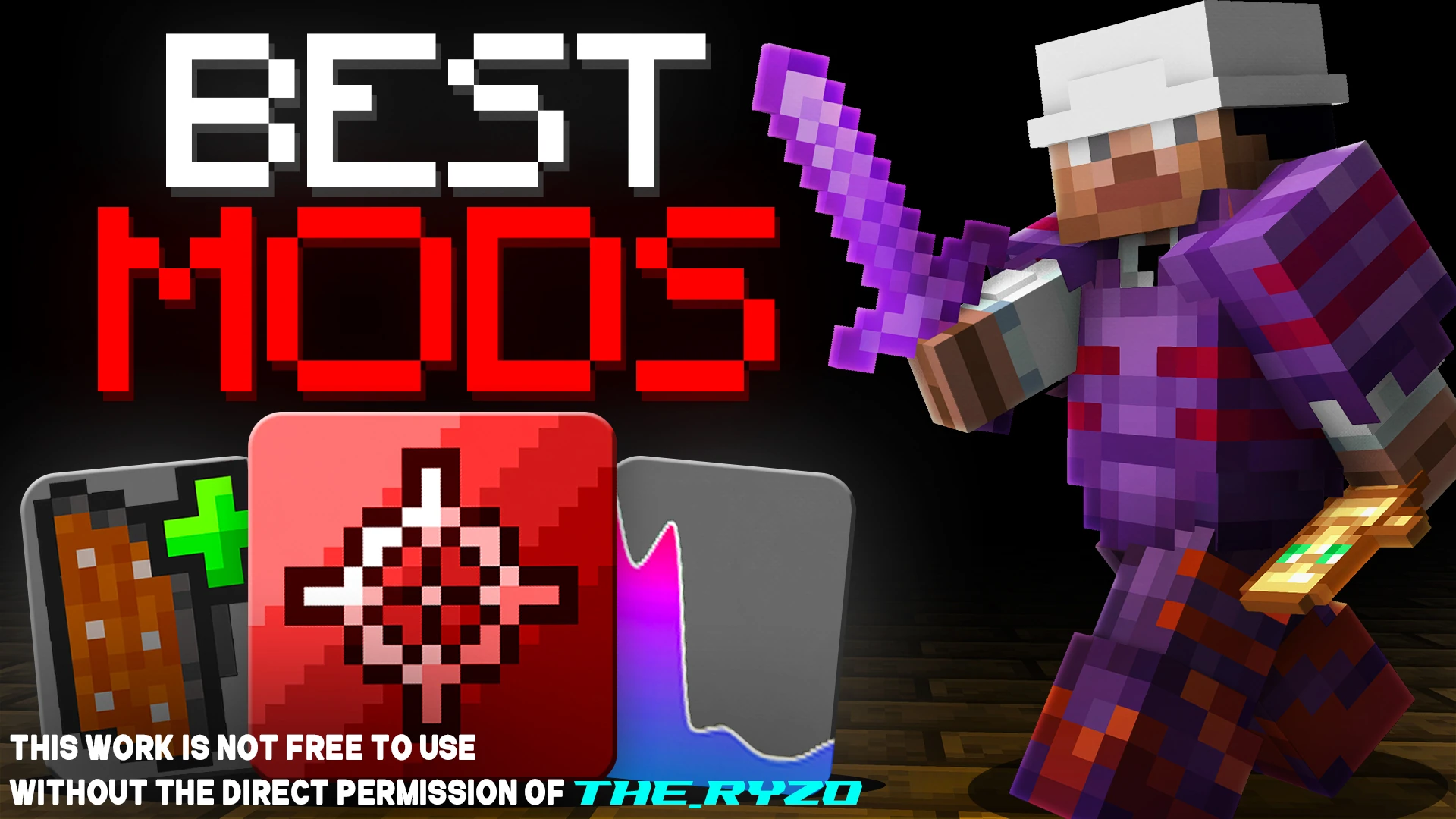 RYZO — Minecraft thumbnail — 01