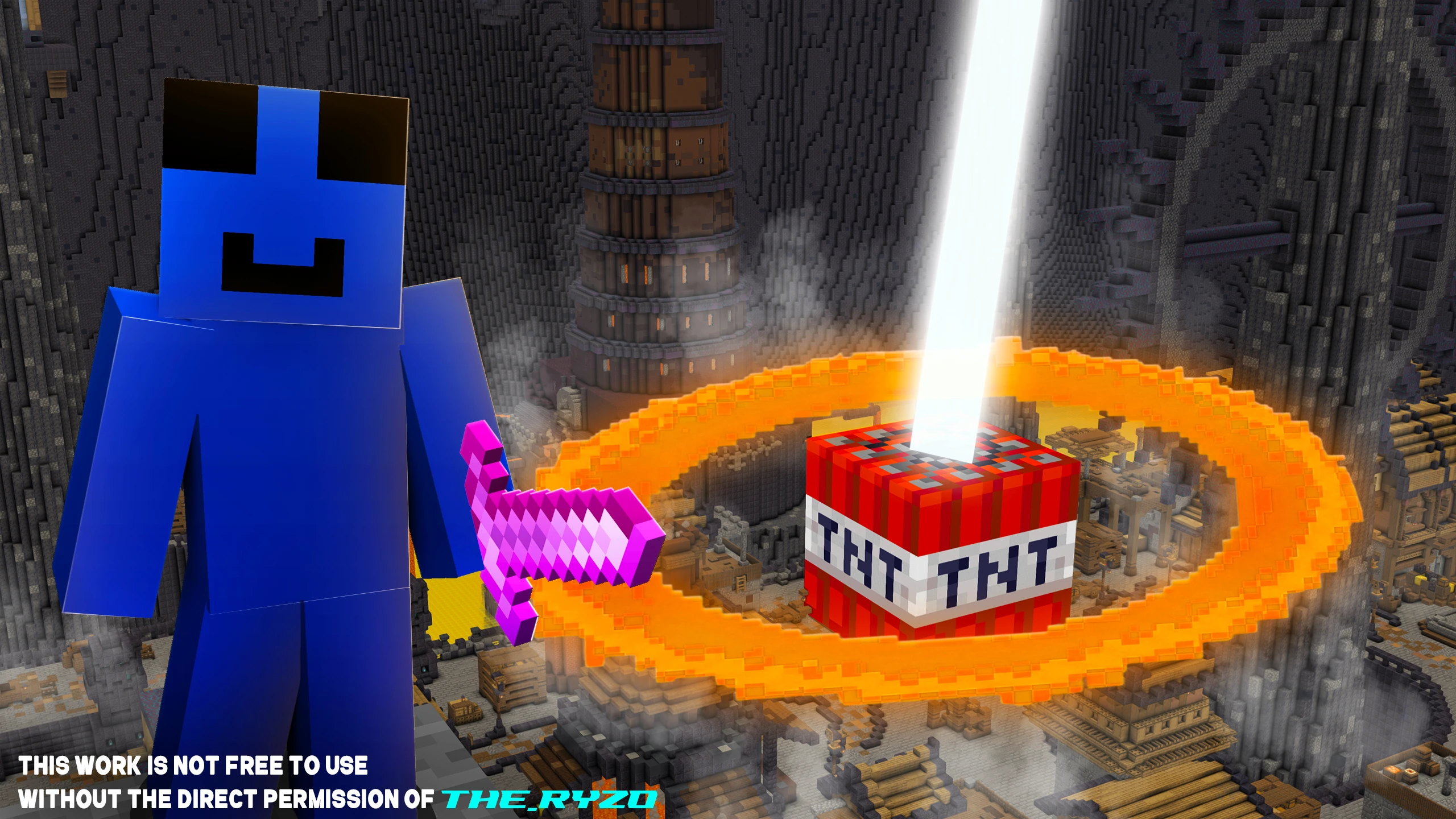 RYZO — Minecraft thumbnail — 03